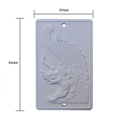 China Fireless Dragon Relief Plaster Decoration Rearview Mirror Chinese Gifts Aromatherapy Car Ornament for sale