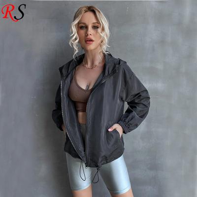 China Wholesale QUICK DRY Wholesale Lightweight Warm Custom Sportswear Simple Women's Softshell Zipper Jacket Coat for sale