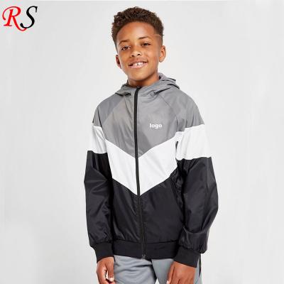 China Anti-wrinkle Spring Sale Quality Fashion Anorak Clothing Sportswear Colorblock Jacket Kids for sale