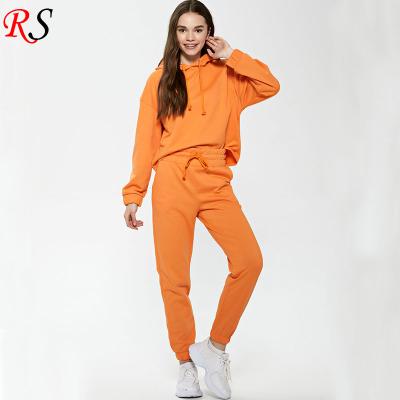 China Custom Empty Joggers Sweatsuit QUICK DRY Hot Sale Design New Your Own Solid Color Plain Women Tracksuit for sale