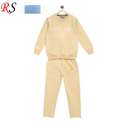 China 2021New Wholesale Casual Custom Product High Quality Toddler Baby Kids 2 Piece Tracksuits for sale