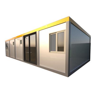 China Modern Dorm Design Container Houses 3 Bedrooms Flat Pack Homes 20ft Prefab Houses for sale