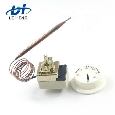 China Plus 100 copper bulb and capillary heat protect thermostat switch for sale