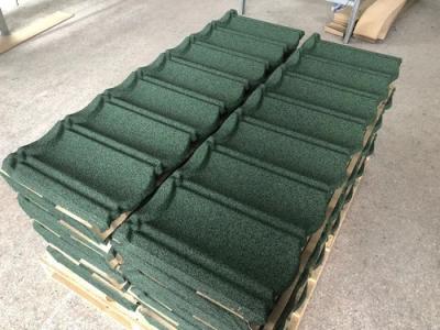 China Villas Building Top Roof Tile Color Stone Coated Bond Tile AZ70 Stone Coated Metal Tile 50 Years Warranty Wave Tile for sale