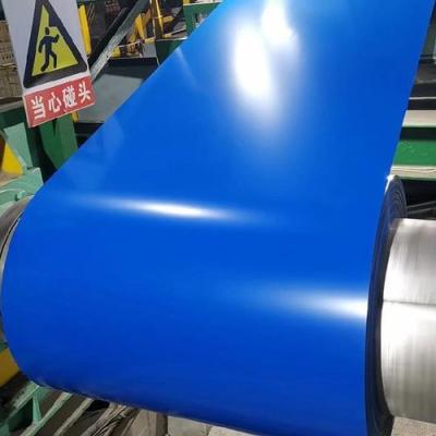 China PVDF Blue PPGL Chromadeck IBR Corrugated Roof Panel Tiles Colour Sheet Coil for sale