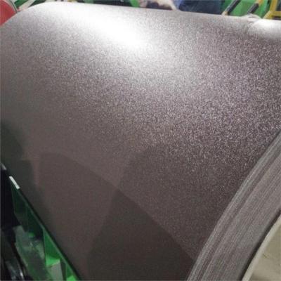 China RAL8019 PVDF 40-years Matt Textured Steel Coil PPGL AZ150, Z275 PPGI 0.50×1250 HDP Painted Galvanized Steel Metal Roof for sale