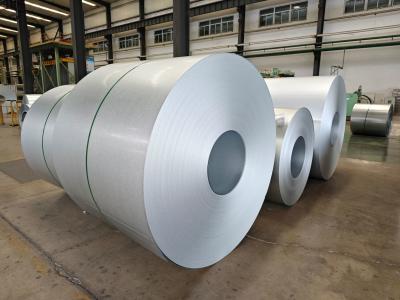 China 600~1500mm Galvalume Steel Coils AFP Galvalume Coated Steel Coils SS80 Grau em embalagem vertical à venda