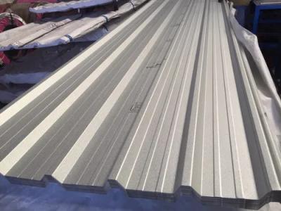 China IBR Trapezoidal Galvalume Steel Tiles G550 / SGC570 55% Aluzinc Corrugated Metal Roofing Sheets Structural Grade for sale