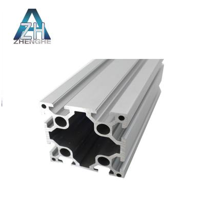 China Industrial Aluminum Profile Extrusion 8080 Aluminum T Slot for sale