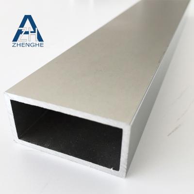 China Industry Factory Direct Customized 6061 6063 Extruded Cavity Aluminum Square Tube Rectangular Pipe for sale