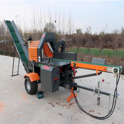 China Jerry Forestry Machinery PTO Firewood Processor 650 KG for Wood Tree Raw Material for sale