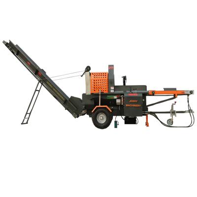 China 650 KG Firewood Processor Wood Log Splitting Machine Hydraulic Electric Log Splitter for sale