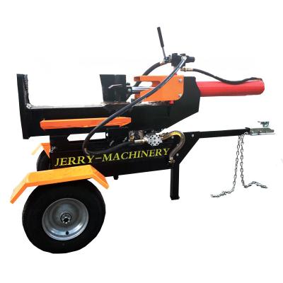 China 25T Gasoline Firewood Processor Vertical Log Splitter for Quick Firewood Log Splitting for sale