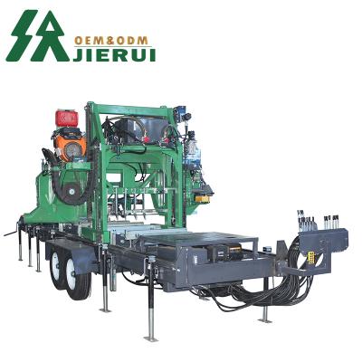 China Woodworking Electric Gasoline Horizontal Band Timber Cutting Machine Saw for Furniture for sale