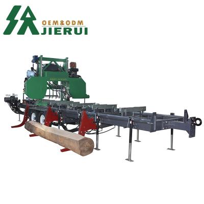 China Industrial Wood Big Tree Cutting Machine Electric Motor Bandsaw Mill in South Africa for sale