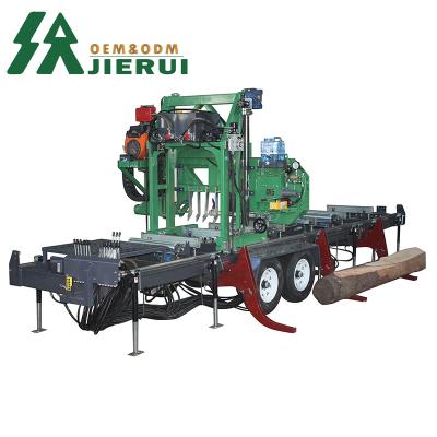 China 4500 KG Horizontal Style Portable Band Wood Saw for Woodworking Machine Timber Cutting for sale