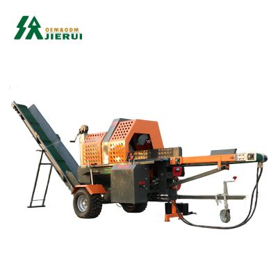 China 800 KG Log Wood Splitting Firewood Processor With 18HP 27HP Gasoline for sale