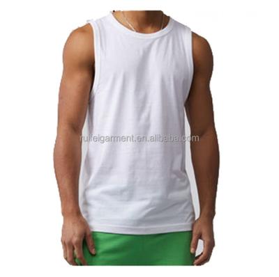 China Summer Hot Sale Style Gym Anti-Wrinkle Polyester Cool Vest Custom Made Moisture Wicking Vest For Men for sale