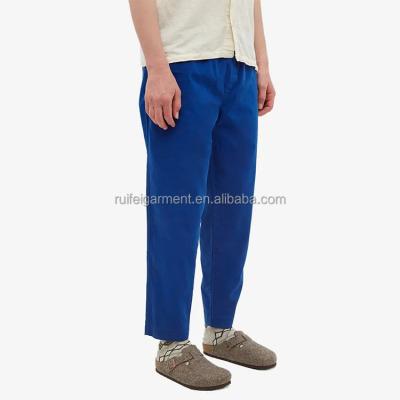 China Anti-wrinkle OEM custom logo high quality fashion street use breathable cotton pants man casual pants for men for sale