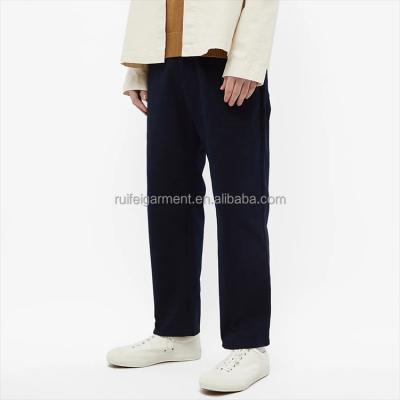 China Anti-wrinkle high quality OEM custom logo fashion casual straight-leg empty pants for men for sale