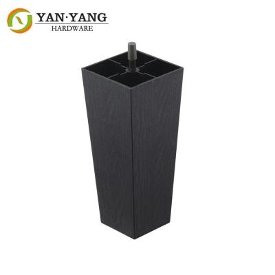 China Furniture hardware table leg Black Color Plastic Leg for Sofa for sale