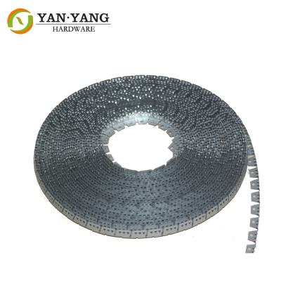 China Furniture hardware metal tack strip for sofa edge banding upholstery curve tack strip for sale