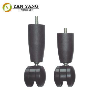 China plastic sofa legs hot sale new style furniture legs With wheels for sale