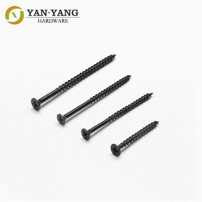 China Furniture Hardware Dry wall screw black phosphating cross tapping screws for sale