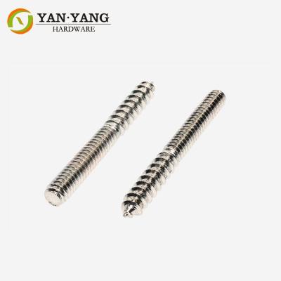 China hardware Stainless-Steel-Double-Head-Tooth-Screw furniture part for sale