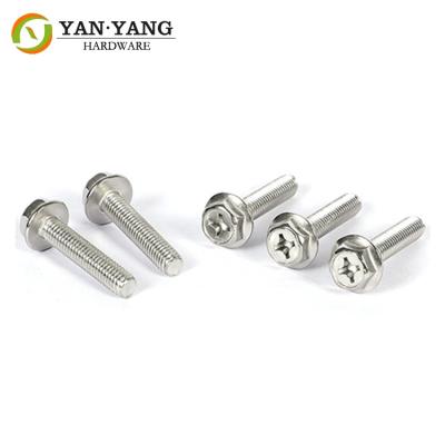 China stainless screw external hexagon cross screw furniture part for sale