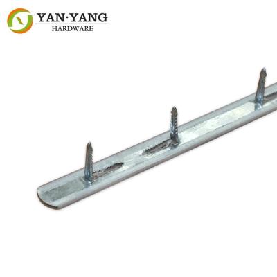 China best factory price durable sofa iron metal tack strip with PVC cover for sale