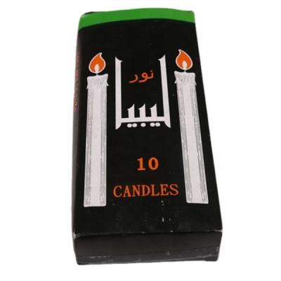 China Bars Box Libya Candle White Handmade Candle 33g 38g White Stick Paraffin Wax Candel for sale