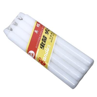 China No po smoke packet. wholesale cheap 8 diameter 1.1 cm / 0.43 wax white stick candles for sale