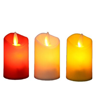 China China factory wholesale different outdoor wickless led moving part flameless candle led candle for sale