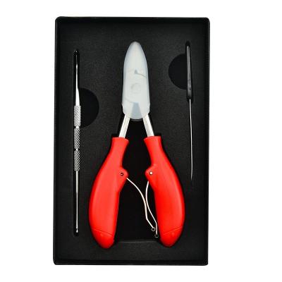 China Professional Stainless Steel Manicure Scissors Right Handed Toe Balancing Pliers Scissors Stainless Steel Nail Folder Ticking Nail Tools for sale