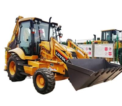 China Hot Sale Famous Brand LOVOL Small Site Contruction Machine Loader Excavator FLB468 hign quality and cheap price for sale