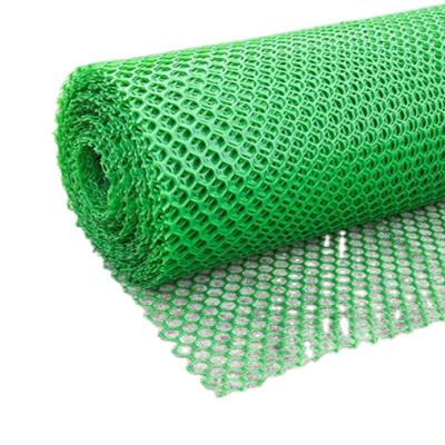 China Heat Resistant Plastic Chicken Wire Mesh for Poultry Green Plastic Flat Net Farming Net Raising Chicken, Goose, Dropping Net for sale