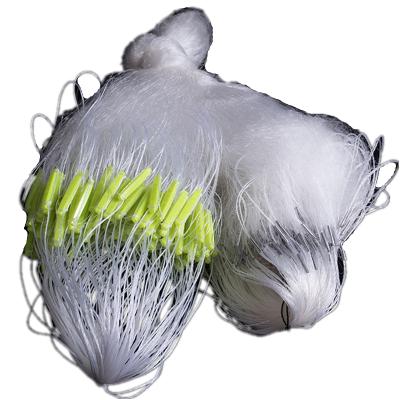 China Flexible plastic bag 8m 10m floats reling drop 15m 20m fishing net for sale