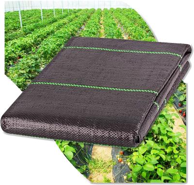 China Agriculture Weed Control Mat Woven Garden Heavy Duty 3-Foot Ground Cover By 300-Foot Greenhouse Weed Mat for sale