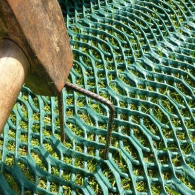 China Plastic Grass Proof And UV Turf Reinforcement Mesh Net For Grass Protection Mat for sale