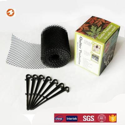 China UV Proof High Density Plastic Sink Rot Proof Gutter Guards Protective Net for sale