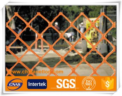 China Orange Easily Gathered Factory Direct Sale Plastic Diamond Safety Fence Barrrier for sale