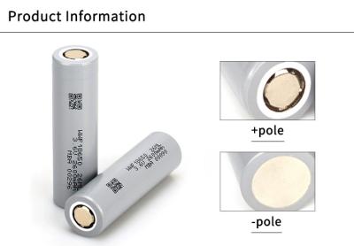 Cina 18650 Batteria al litio cilindrica da 30 ml 18650 Cella cilindrica per fotocamere digitali in vendita