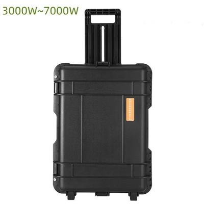 China High Capacity LiFePO4 Battery Portable Solar Mobile Power Station 42kg 610*440*250 mm for sale