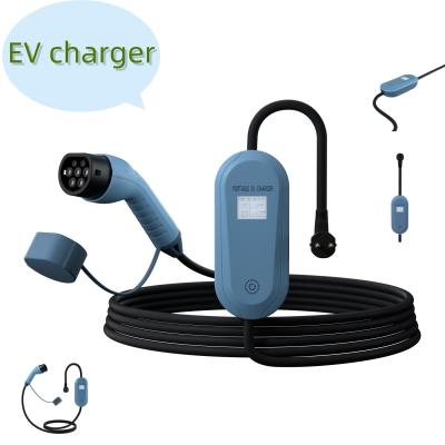 China Single Phase Portable EV Charger AC220V Mobile Ev Charger for sale