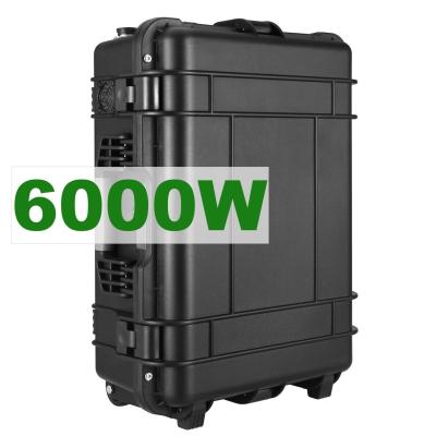 중국 6000W 휴대용 야외 전력 뱅크 ST-60 야외용 태양 전력 발전소 판매용