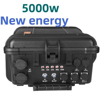 China 8000W Peak Power LiFePO4 Lithium Battery Portable Power Station for Outdoor Camping for sale