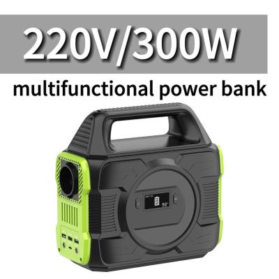 China Recyclable 110V 220V 300W Portable Power Station Solar Generator Power Supply Power Bank for sale