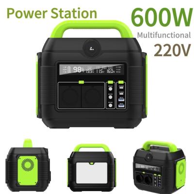 China Portable Power Station 600W 576wh MPPT AC Power Bank for Camping and Remote Locations for sale