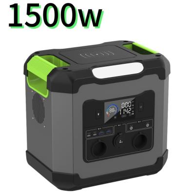 China 1200W/1500W/2000W Mobile Power Supply 1500W AC Output Power for Portable Power Station for sale